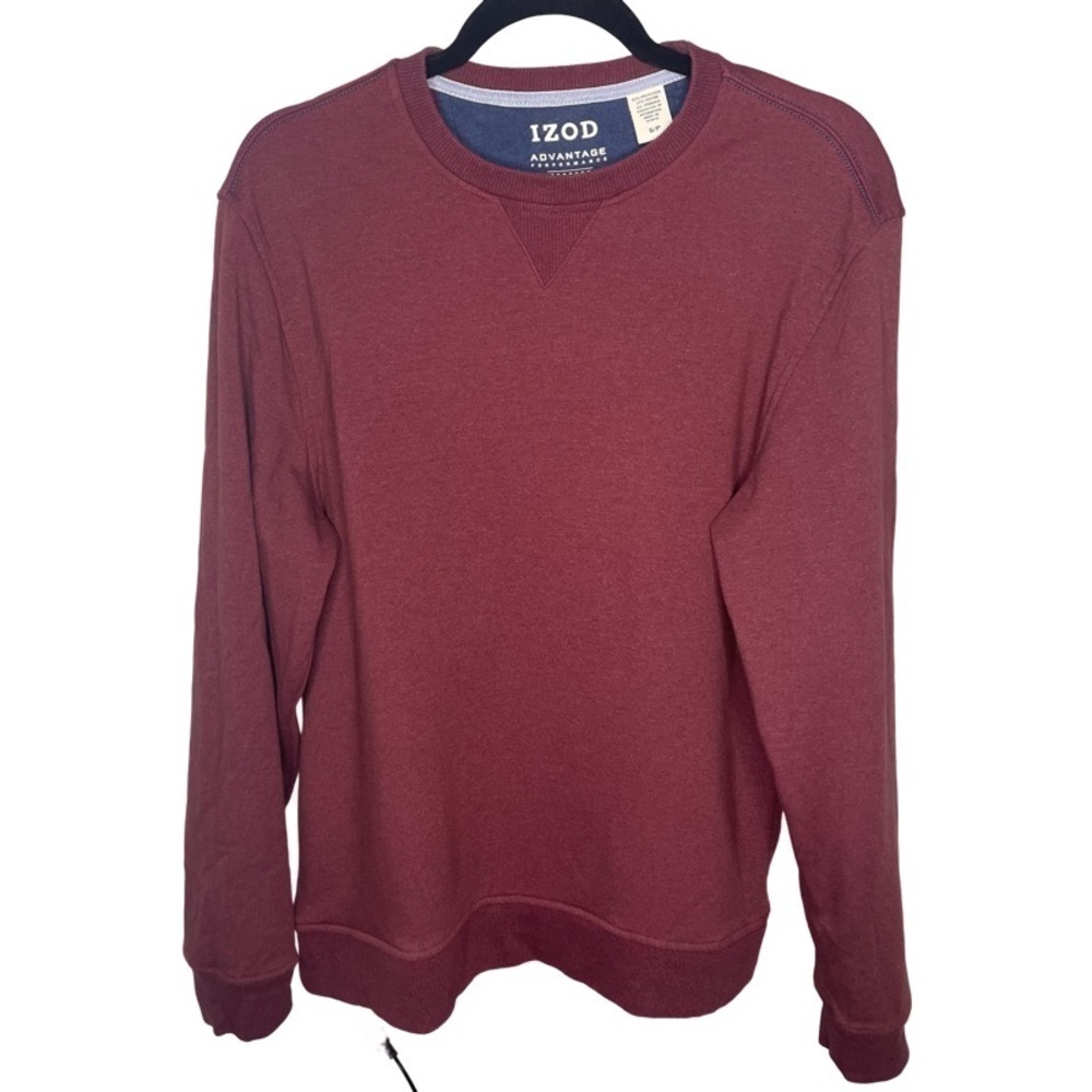 𝅺izod Advantage Performance Stretch Maroon Sweater - Small